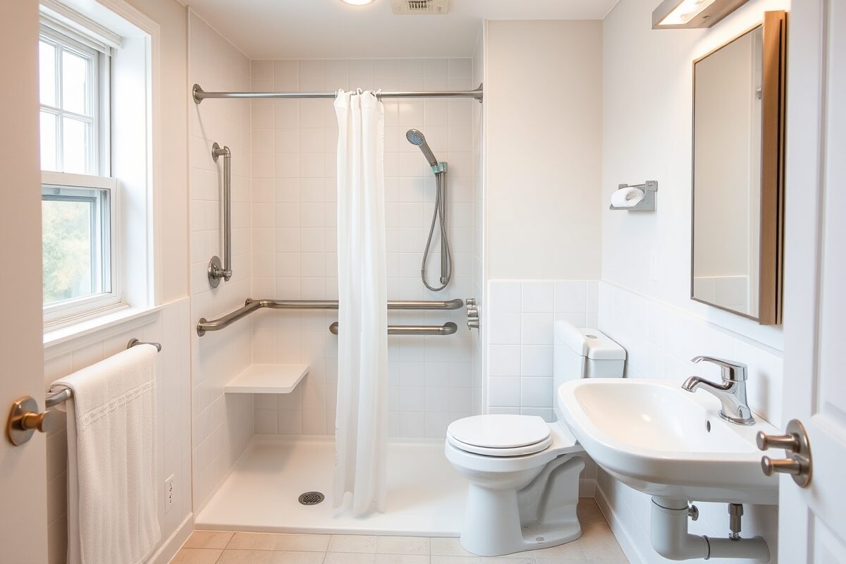 ADA-Compliant Bathroom in Stoneham, MA